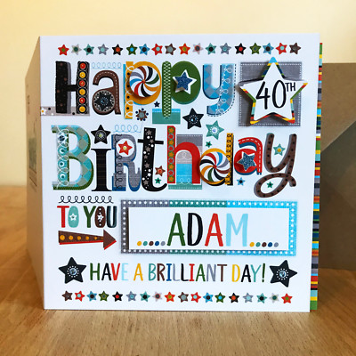 Birthday Card Special Age Card For A Boy Man Male Personalised