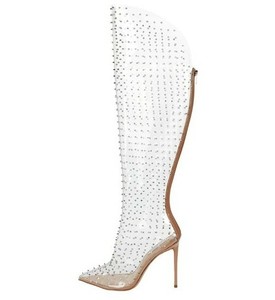 steve madden clear boots