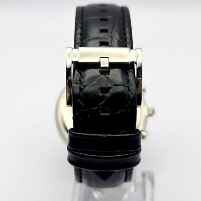 かなとさん専用ARMANI　AR2447 NEW GENUINE EMPORIO ARMANI AR2447 BLACK DIAL LEATHER STRAP