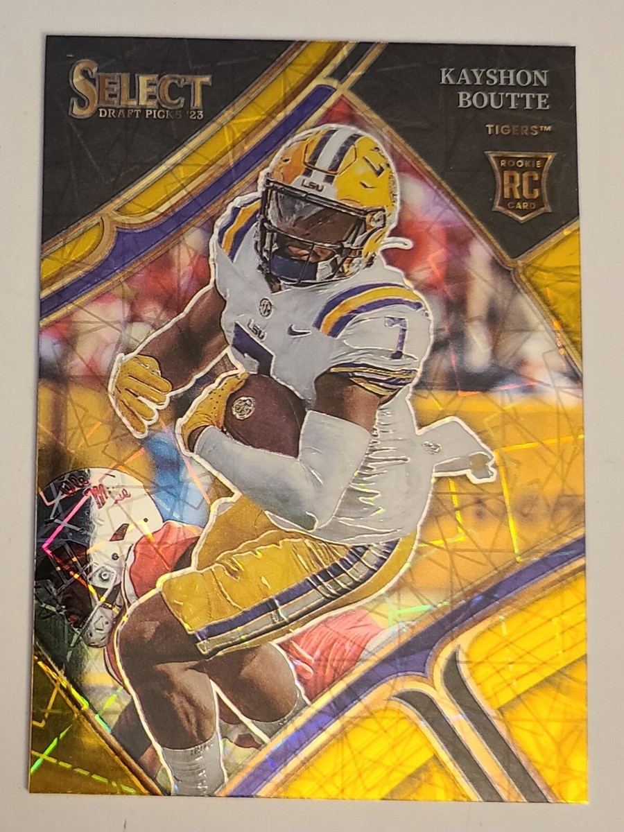 2023 Panini Select Draft Picks Laser Prizm Kayshon Boutte RC #119