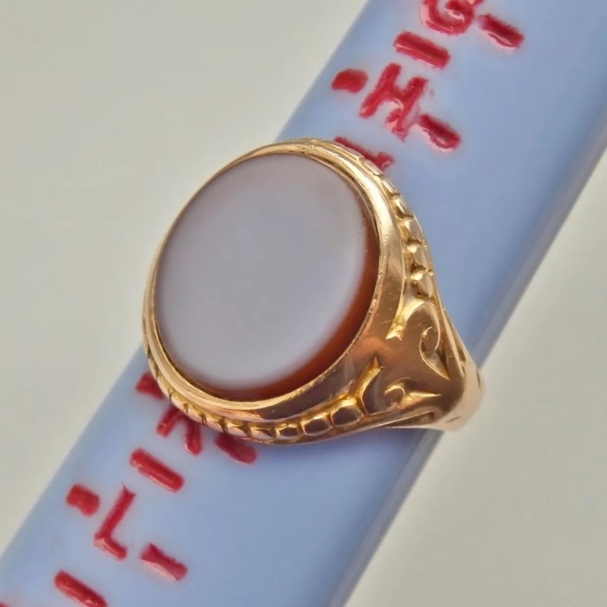 Sardonyx signet deals ring
