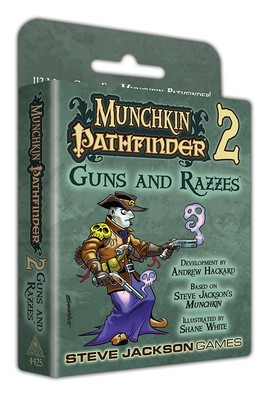 Munchkin Pathfinder 2 Guns And Razzes Expansion Card Game Steve Jackson SJG 4425