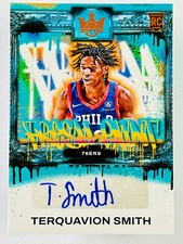 2023-24 Panini Court Kings Terquavion Smith RC Fresh Paint Auto /75