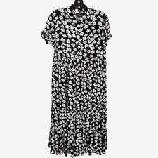 Urban Outfitters Women Marymount Midi Shirt Dress Size M Floral Summer Beachy