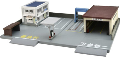 TOMYTEC N Gauge 1/150 DIORAMA COLLECTION DIOCOLLE 145-2 Bus Office Set 2 330288