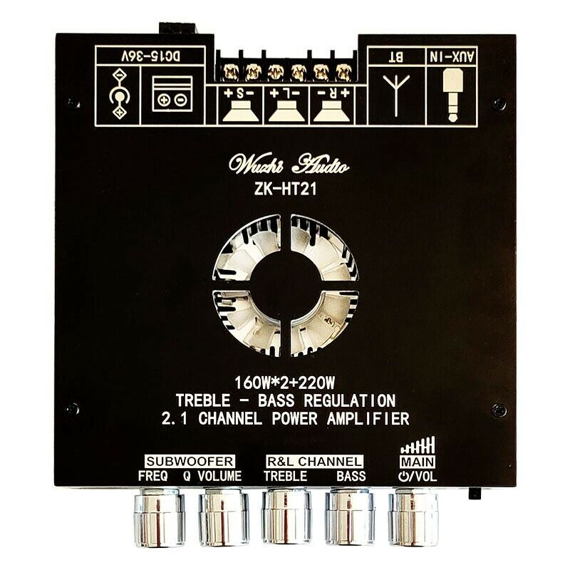 ZK-HT21 2.1 Channel Power Amplifier Board 160W*2 + 220W ZK-HT21 2.1 Channel Power Amplifier Board 160W*2 + 220W