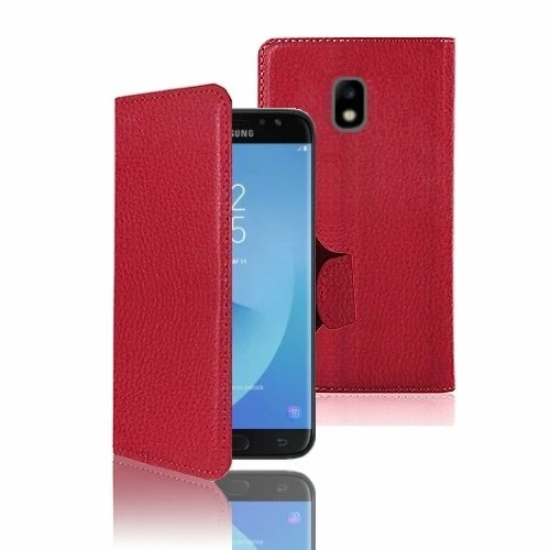 ETUI SAMSUNG GALAXY J7 (2017) ROUGE A CLAPET - Photo 1/1