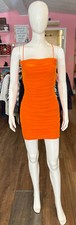NWT Klesis Mesh Mini Spaghetti Straped Dress Sz:M