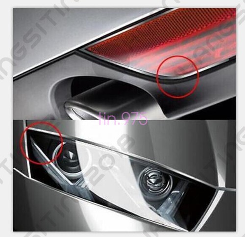 Universal 1M Chrome Strip Trim Rim Cover Air-Condition Grille Speaker Radio PVC - Bild 8 von 9
