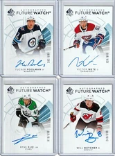 2017-18 SP Authentic Future Watch #164 Tucker Poolman RC AUTO /999 JETS