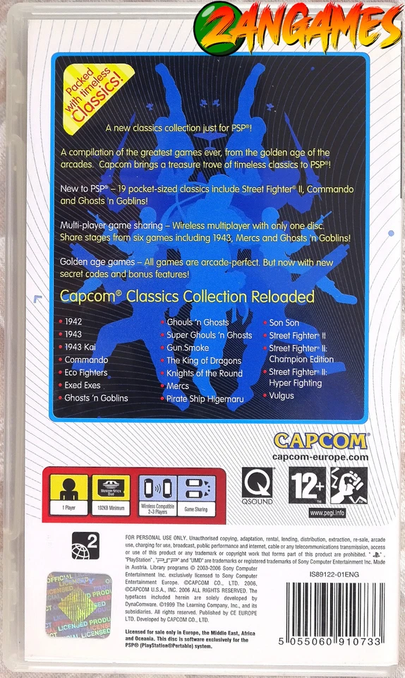 Capcom Classics Collection Reloaded (Playstation Portable) - Image 2 of 4
