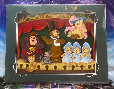 2024 Disney Parks Good Ol Fashioned Jamboree Country Bears Print 14x18'' Stuckey