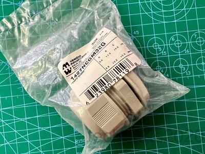 Hammond M32 Cable Gland for 18-25mm Cable, Grey, IP68 Cordgrip w/ O-ring