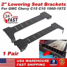 2" Drop Kit Lowering Seat Brackets Tall Seat Bracket For GMC Chevy C15 C10 US