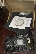 SIIG Dual  Port gigabit Ethernet Server PCI x4 Network Card   New