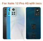For Xiaomi Redmi Note 12 Pro 4G battery cover Housing Back Cover Replacement