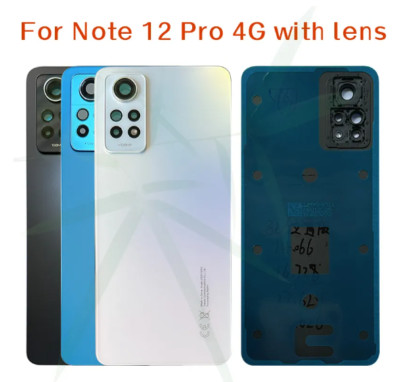 For Xiaomi Redmi Note 12 Pro 4G battery cover Housing Back Cover Replacement