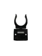 12 x KITCHEN PLINTH LEG CLIPS & BRACKETS KICK BOARD PLASTIC FITS 32MM LEG BLACK