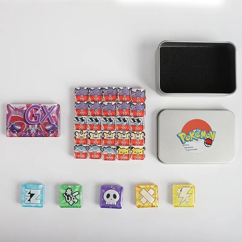 Pokmon TCG Tranding Card Game Dice Indicator Gengar Damage Token Kit Pokmon TCG Tranding Card Game Dice Indicator Gengar Damage Token Kit