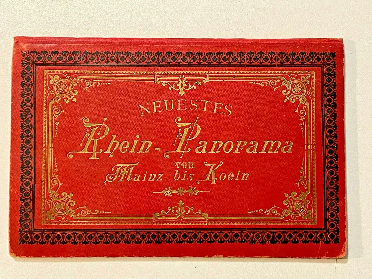 Petit Guide Panoramique Du Rhin : Mayence - Cologne (Leporello) - Édition Illustrée