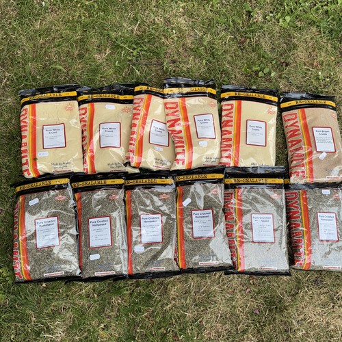 Dynamite Baits Pure White & Brown Bread Crumb & Crusher Hempseed