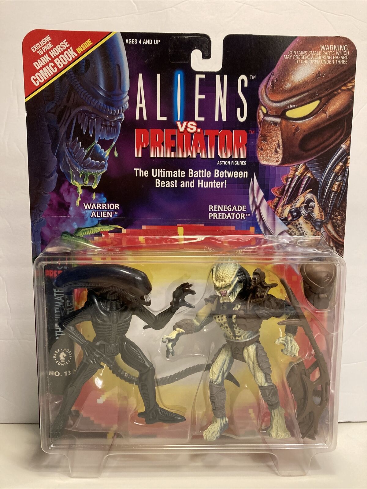 Aliens VS. Predator Ultimate Battle Dark Horse Comic Kenner Vintage 1993