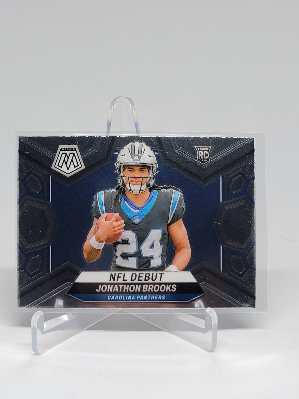 2024 Panini Mosaic Jonathon Brooks RC NFL Debut Base #276 F8D