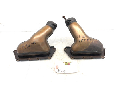 2012-2016 MERCEDES E350 W212 FRONT LEFT RIGHT EXHAUST MANIFOLD HEADER SET X2 OEM