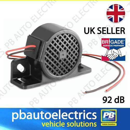 BRIGADE BBS-92 WHITE NOISE MEDIUM DUTY BACKUP REVERSING ALARM 12/24v 92 DB 0934 - Picture 1 of 5
