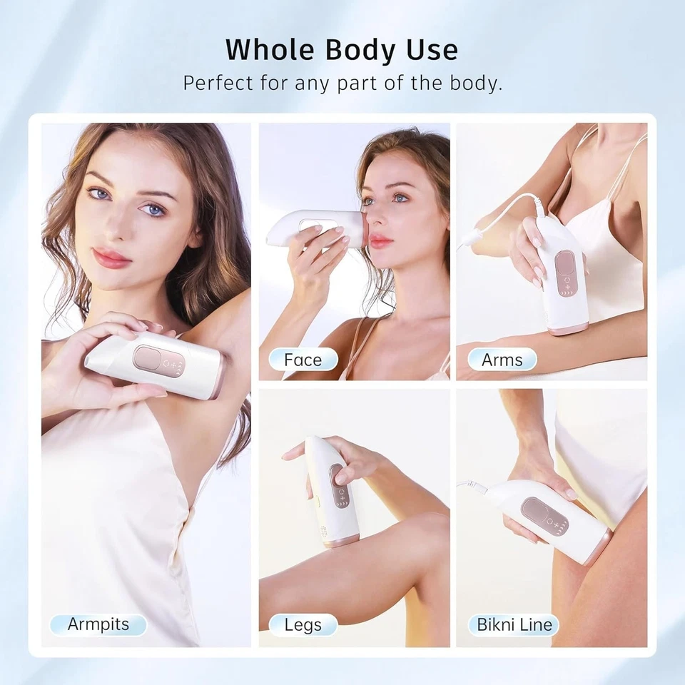 IPL Haarentfernung m. Eis Funktion 10℃ Infinite Lichtimpuls Laser Haarentfernung - Bild 2 von 4