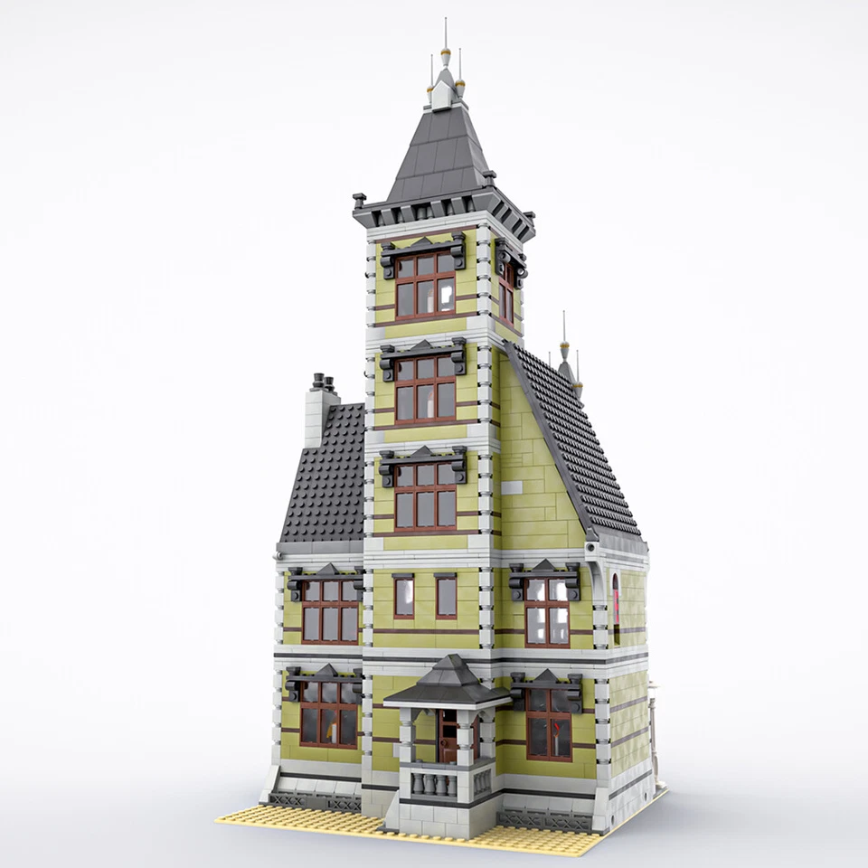 MOC: Modular Building: Old Mansion Haunted House Modification 3723 Pieces - Image 2 of 4