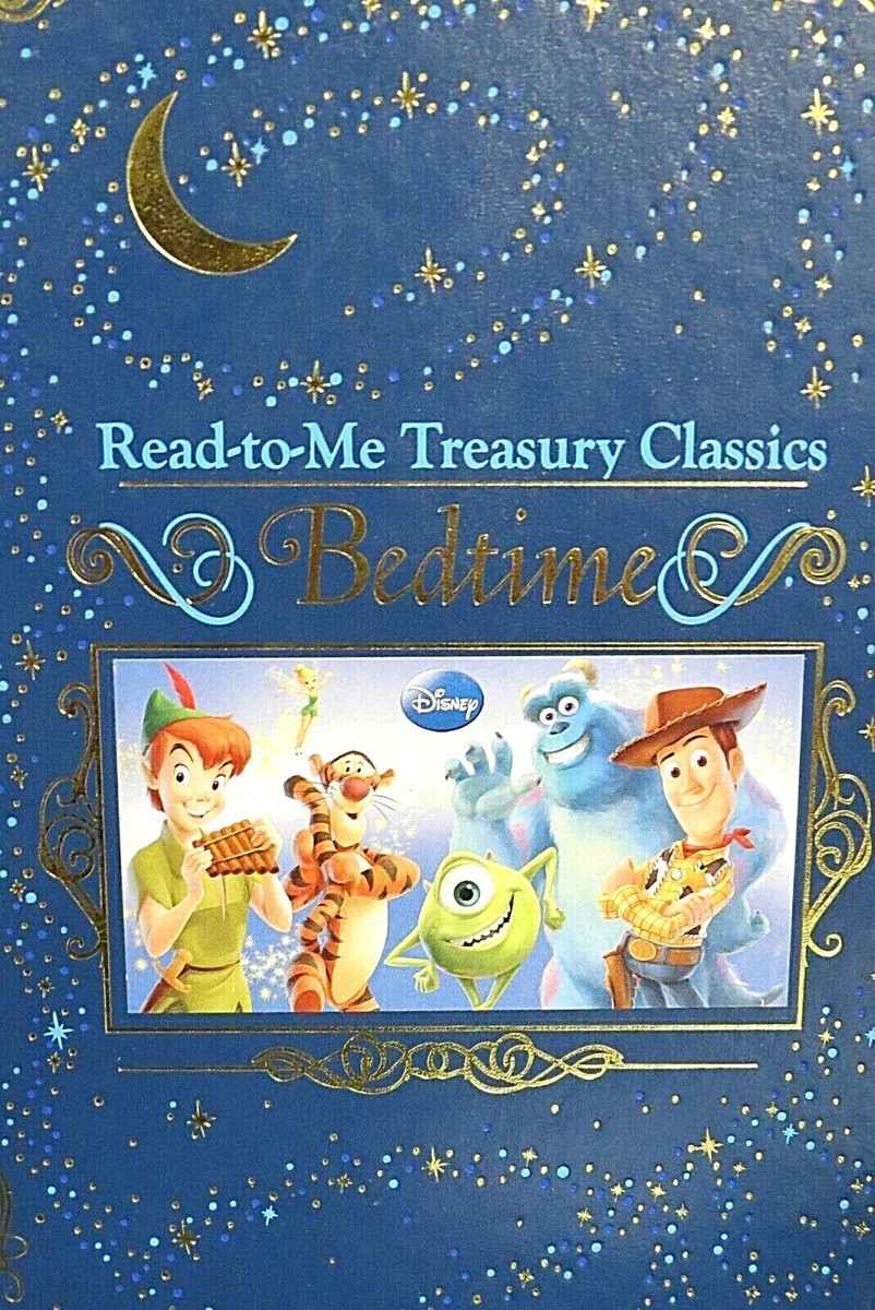 Disney Read to Me Treasury Bedtime Classics NEW! Gold Leaf Pages