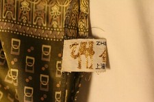 Gold camel Silk Scarf