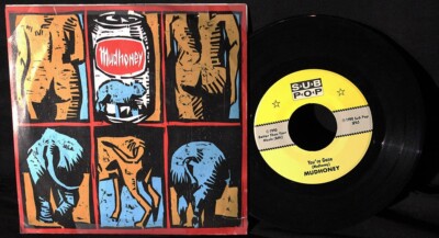 Mudhoney-You're Gone-Thorn-You Make Me Die-Sub Pop SP63-Picture Sleeve 45-NM!!