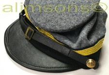 CIVIL WAR CONFEDERATE CSA REBEL GENERAL OFFICER WOOL KEPI BUMMER CAP-ALL SIZES 