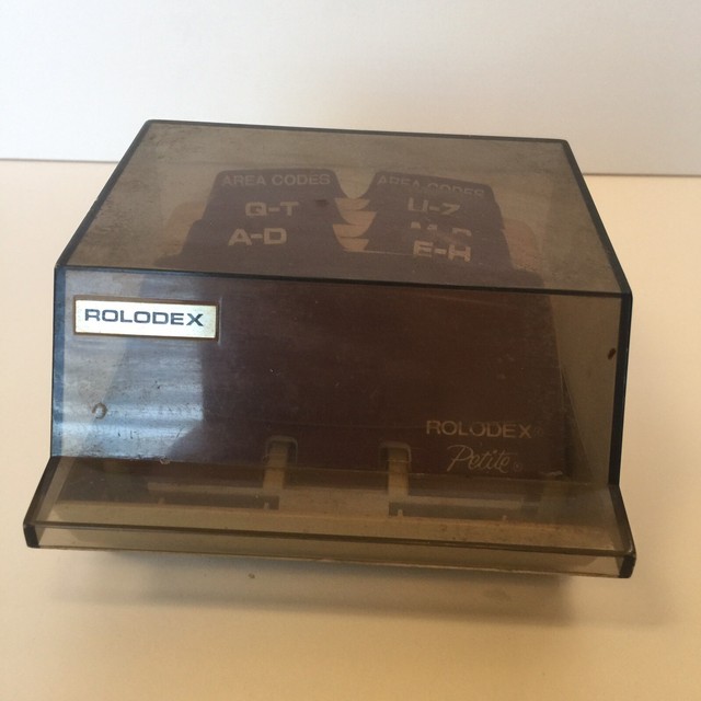 1999 Rolodex S300c Covered Card File 125 Telephone Address Cards Ship For Sale Online Ebay