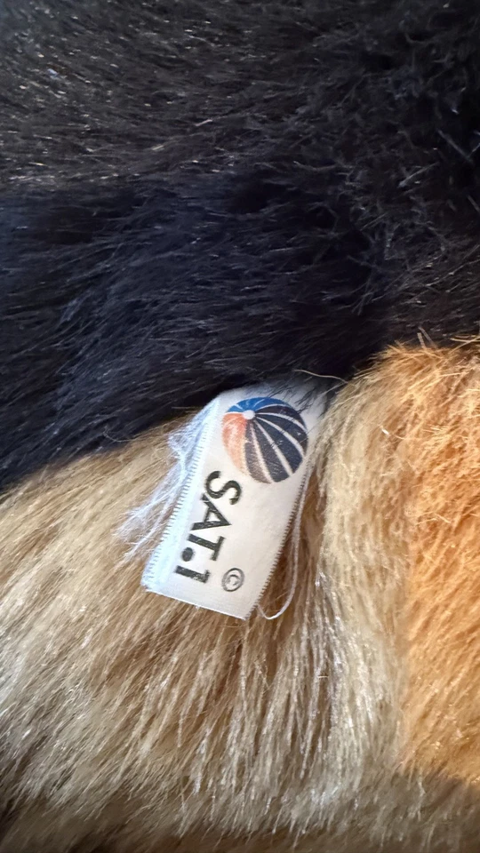 Kommissar Rex Schäferhund Hund Sat.1 Plüco 1996 Stofftier Plüsch XXL 80 cm - Bild 3 von 4