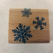 Snowflakes Rubber Stamp Stamp Craft 2002 Snowflake Cluster 440d107 084200115245