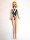 Barbie:  VINTAGE Blonde #4 PONYTAIL BARBIE Doll No Box!