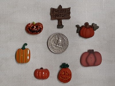 Pumpkin Patch needle minders by SandrasStitchStash
