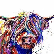 Paint by Numbers Kit for Adults Beginners Highland Cow
