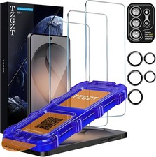 3-Pack Screen and Camera Lens Protectors, Tempered Glass for Samsung Galaxy S26