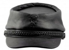 Leather Cap - American Civil War Kepi leather cap, extraordinary craftsmanship