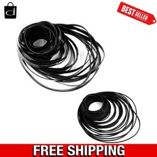Complete Cassette Tape Belt Set: 100 Rubber Belts for All Recorder Models