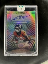 2020 Panini Illusions #RE24 KJ Hamler Rookie Auto RC Blue #/99 Encased