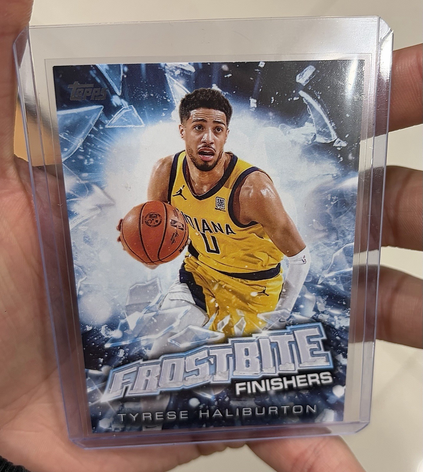 Tyrese Haliburton 2025 NBA Topps Holiday FROSTBITE FINISHERS CASE HIT!!!!