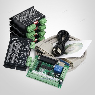 CNC Kit 5 Axis Breakout Board & ENGMATE Stepper Motor Driver EMA2-040D15
