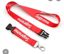 Jdm Supreme Red Keychain Lanyard Quick Release Car Accessories Jdm Supreme Red Keychain Lanyard Quick Release Car Accessories