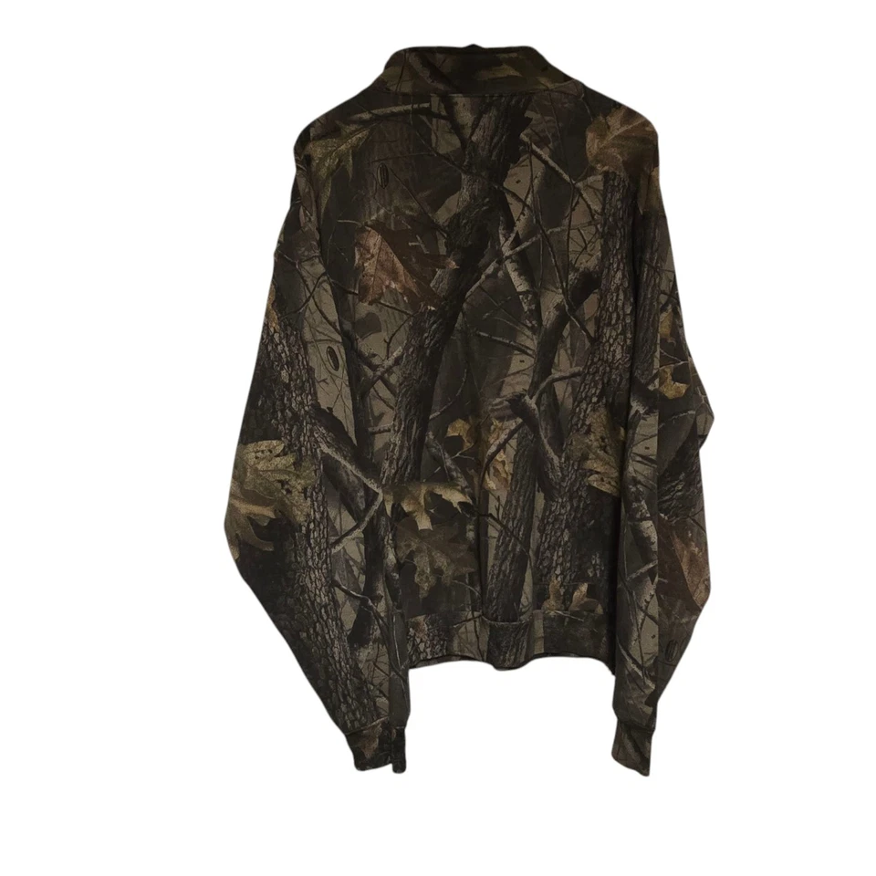 Cabela’s Realtree Xtra Camo Sweatshirt Men's Large 1/2 Zip Pullover - Image 4 of 4