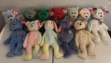 Lot of 12 Different Vintage Beanie Babies ALL BEARS With Tags